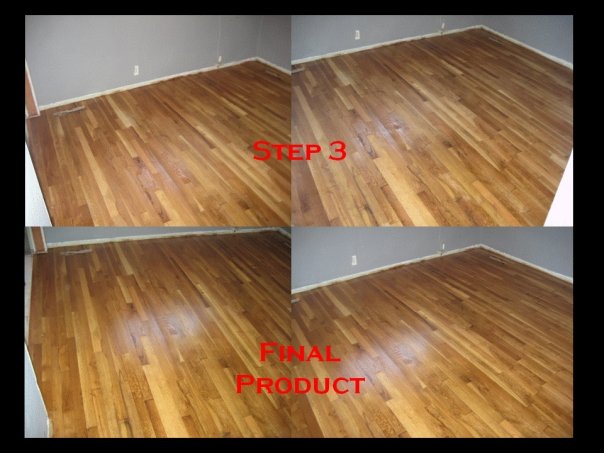 Re-Finished Hardwood Floors